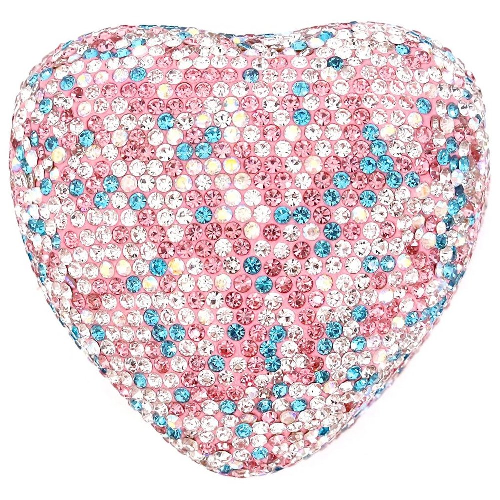 NEW Sparkling Swarovski Crystal Rhinestone Heart Bling Jewelry Ring Box … - Picture 14 of 17